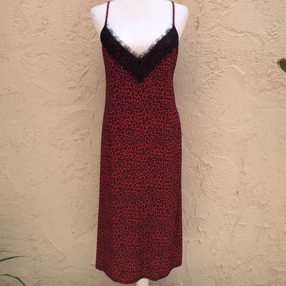 BERSHKA SPAGHETTI STRAP DRESS